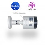 US-IPR3051 Yapay Zeka (AI) özellikli, SD Kart desteği, PoE IP Dome Kamera